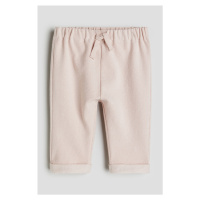 H & M - Froté kalhoty typu jogger - růžová