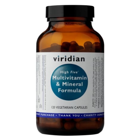 Viridian High Five Multivitamin & Mineral 120 kapslí