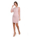 mini šaty s rukávy růžové model 18002492 - Makover