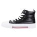 Tommy Hilfiger HIGH TOP LACE-UP SNEAKER Černá