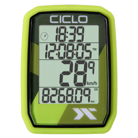 CICLOSPORT tachometr - PROTOS 105 - zelená Ciclo Sport