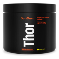 GYMBEAM Thor předtréninkový stimulant citrón limetka  210 g