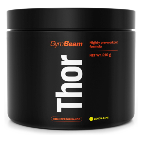 GYMBEAM Thor předtréninkový stimulant citrón limetka  210 g