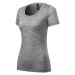 Dámské tričko MERINO RISE 158 - XS-XXL - tmavě šedý melír
