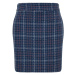 Trendyol Curve Blue Checked Skirt