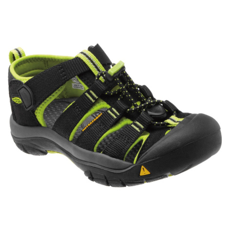 Sandály KEEN Newport H2 Youth black/lime green