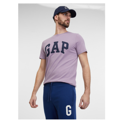 Světle fialové pánské tričko GAP