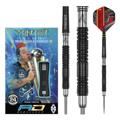 Šipky Red Dragon steel Peter Wright Double World Champion SE 24g Reddragon