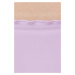 Plavkové kalhotky Pieces fialová barva