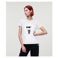 Tričko karl lagerfeld ikonik 2.0 karl t-shirt bílá