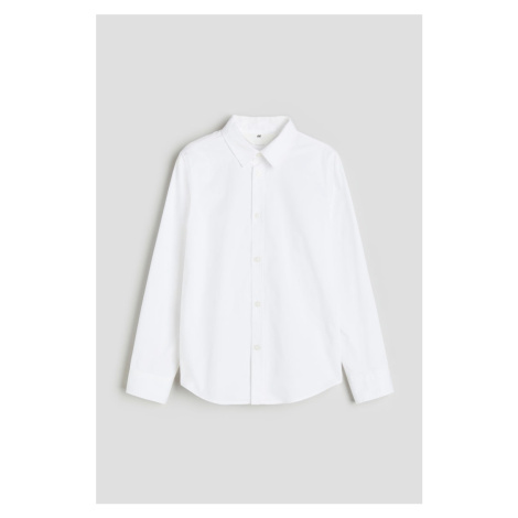H & M - Bavlněná košile - bílá H&M