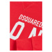 Mikina dsquared2 cool fit-icon sweat-shirt červená