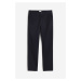 H & M - Bavlněné kalhoty chino Slim Fit - modrá