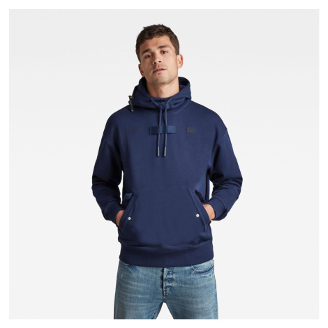 G-STAR Sweatshirt - Heavy hodson sweat ub o blue