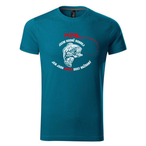 DOBRÝ TRIKO Pánské tričko s potiskem Hodně dobrej rybář