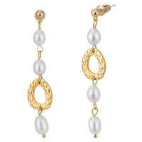Troli Luxusní asymetrické náušnice s perlami