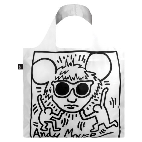 Skládací nákupní taška LOQI KEITH HARING Andy Mouse