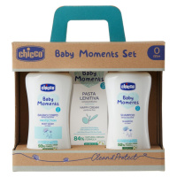 Chicco Baby Moments Clean & Protect dárková sada (pro děti od narození)