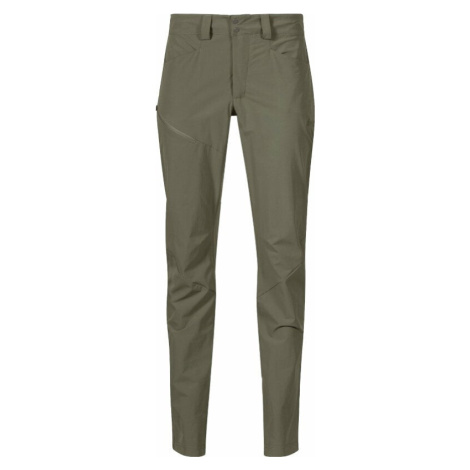Bergans Vandre Light Softshell Pants Women Green Mud Outdoorové kalhoty