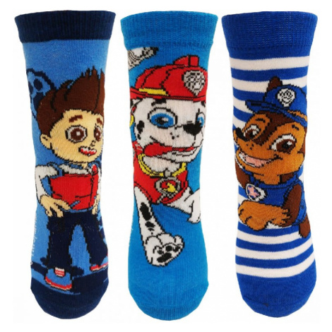 Paw Patrol - Tlapková patrola -Licence Chlapecké ponožky - Paw Patrol 881-375, modrá Barva: Modr