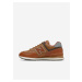 Hnědé pánské kožené boty New Balance 574