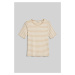 TRIČKO GANT SLIM STRIPED 1X1 RIBBED SS T-SHIRT žlutá