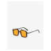 Černé unisex sluneční brýle VeyRey Steampunk Bugial
