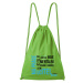 DOBRÝ TRIKO Bavlněný batoh s potiskem UČITEL Barva: Apple green