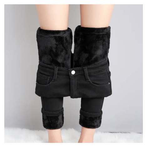 Dámské zateplené džíny zimní