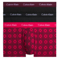 Pánské boxerky 3Pack 000NB3055A I1Z červené/černé - Calvin Klein