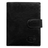 Pánská kožená peněženka s přezkou Toni, černá