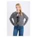 DEFACTO Regular Fit Crew Neck Tied Knitwear Cardigan