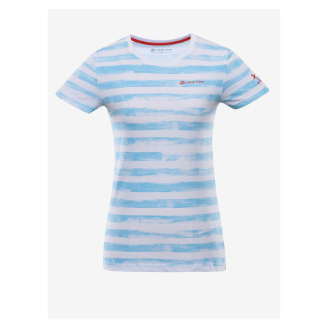 Dámské bavlněné triko ALPINE PRO WATERA modrá
