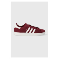 Semišové sneakers boty adidas Originals Campus 2 vínová barva