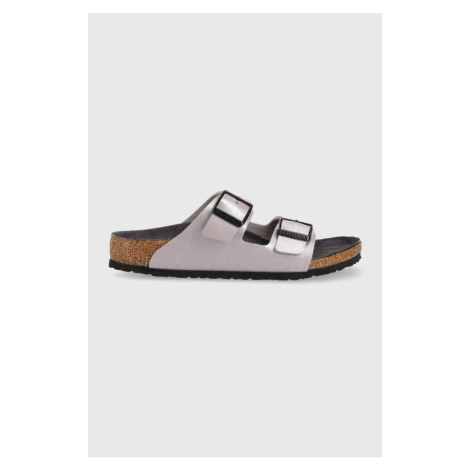 Dětské pantofle Birkenstock Arizona fialová barva