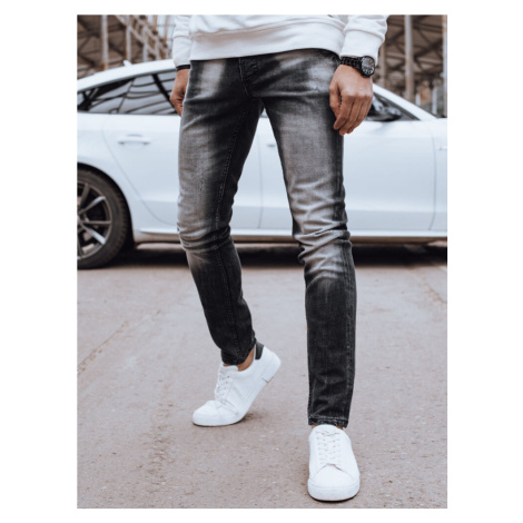 Černé pánské džíny slim fit UX3818 DStreet