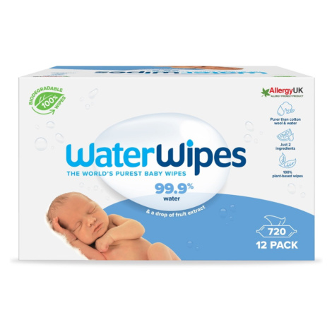 Water Wipes 100% BIO odbouratelné ubrousky 12x 60 ks