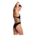 Dámské plavky arena swim tech solid black/white xl - uk38