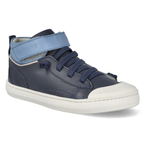 Barefoot kotníková obuv Tip Toey Joey - Peak Navy/Denim modrá