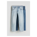 H & M - Comfort Stretch Relaxed Fit Jeans: balení po 2 - modrá