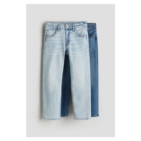 H & M - Comfort Stretch Relaxed Fit Jeans: balení po 2 - modrá H&M