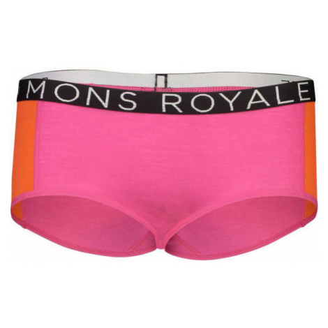 MONS ROYALE SYLVIA BOYLEG růžová - Sportovní kalhotky z merino vlny