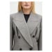 Sako JW Anderson Hourglass Tailored Jacket šedá barva, oversize, JK0343.PG1640.929