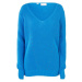 Bonprix BPC SELECTION svetr s podílem hedvábí Barva: Modrá, Mezinárodní