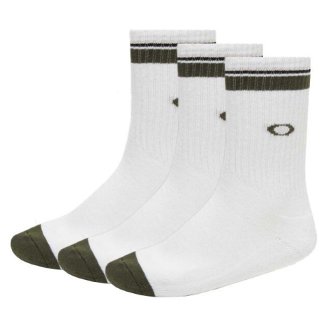 Oakley ESSENTIAL SOCKS (3 PCS) Ponožky, bílá, velikost