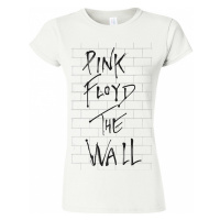 Pink Floyd tričko, The Wall Album White Girly, dámské