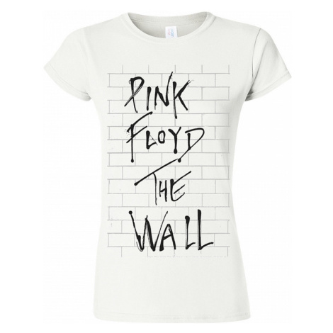 Pink Floyd tričko, The Wall Album White Girly, dámské PLASTIC HEAD
