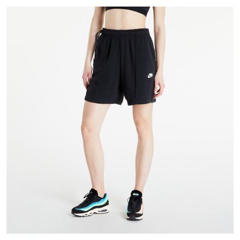Nike Sportswear French Terry Fleece High-Rise Shorts Black