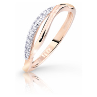 Cutie Diamonds Luxusní prsten z růžového zlata s brilianty Z8054-10-X-4-D 55 mm