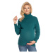 Dámský klasický svetr pro těhotné rolák 70037